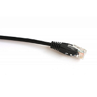 TWT-45-45-0.5-BK Патч-корд UTP кат.5e, с заливными колпачками, 0.5 м, черный