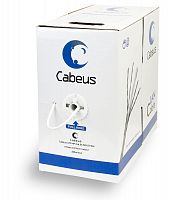 Кабель витая пара Cabeus UTP-4P-Cat.5e-SOLID-WH