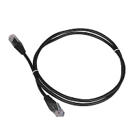 TWT TWT-45-45-20-BK Патч-корд UTP кат.5e, с заливными колпачками, 20.0 м, черный
