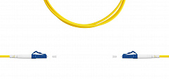 TELCORD ШОС-3.0-LC/U-LC/U-SM-1м-LSZH-YL Шнур оптический simplex (ШОС), LC/UPC - LC/UPC, SM(G.652.D)