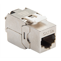 Datarex DR-5112 Розеточный модуль Keystone кат.5e, FTP, 1xRJ45, T568A/B, без инструмента, белый