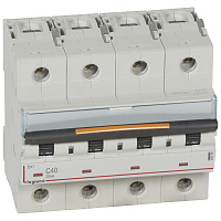 LEGRAND 409798 Авт.выкл.DX3 4П C40A 25кА