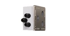 NIKOMAX NMC-MB3P-IS-MT Индустриальный корпус настенной розетки, 3 порта, под индустриальные модули-в