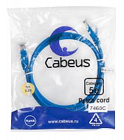 Патч-корды Cabeus PC-UTP-RJ45-Cat.5e-1m-BL