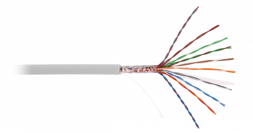 Кабель витая пара NETLAN EC-UU010-5-PVC-GY-3
