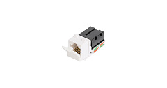 NIKOMAX NMC-KJUD2-WT Модуль-вставка типа Keystone, Кат.5е (Класс D), 100МГц, RJ45/8P8C, 110/KRONE, T