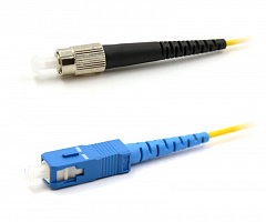 Hyperline FC-S2-9-FC/UR-SC/UR-H-2M-LSZH-YL Патч-корд волоконно-оптический (шнур) SM 9/125 (OS2)