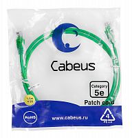 Патч-корды Cabeus PC-UTP-RJ45-Cat.5e-1.5m-GN