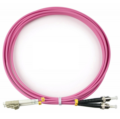 Патч-корды оптические Cabeus FOP-50-OM4-LC-ST-3m