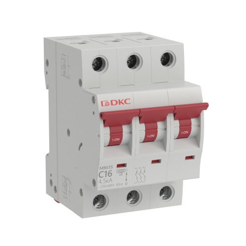 Автоматические выключатели DKC MD63N-3PC16