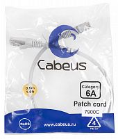 Патч-корды Cabeus PC-SSTP-RJ45-Cat.6a-0.5m-LSZH