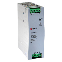 EKF DR-E-150W-24 Блок питания на дин рейку 150 вт,Uвх ~ 220 В AC , Uвых - 24 В DC постоянного тока