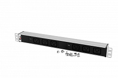Rem R-32-6C19-I-440-K Блок розеток Rem-32 с индикатором, 6 IEC C19, 32А, 19
