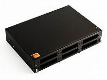Оптические боксы Hyperline FO-19V-2U-6xSLT-W130H30-48UN-BK