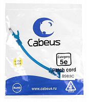 Патч-корды Cabeus PC-UTP-RJ45-Cat.5e-0.15m-BL