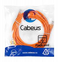 Патч-корды Cabeus PC-UTP-RJ45-Cat.6-5m-OR
