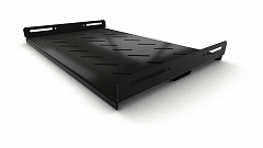 Hyperline TSH3M-300-RAL9004 Полка стационарная усиленная 19
