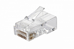 Eurolan 13A-U6-11WT Вилка RJ45 Q-PLUG, категория 6, UTP, для полевой установки, без цвета, упаковка