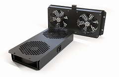 Hyperline TFAB-T2FR-RAL9004 Модуль вентиляторный потолочный с 2-мя вентиляторами