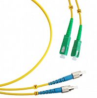 Патч-корды оптические Cabeus FOP(d)-9-SC/APC-FC/UPC-1m