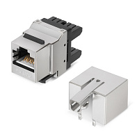 Cabeus KJ-RJ45-Cat.5E-SH-180 Degree Вставка Keystone Jack RJ-45(8P8C), 180 градусов, категория 5e, э
