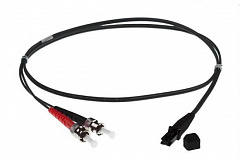 Hyperline FC-D2-50-MTRJM/PR-ST/PR-H-3M-LSZH-BK Патч-корд волоконно-оптический MM 50/125, ST-MTRJ