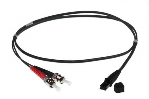 Патч-корды оптические Hyperline FC-D2-50-MTRJM/PR-ST/PR-H-3M-LSZH-BK