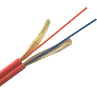 LANMASTER LAN-OFC-ZI2-M4-LS ВО кабель внутренний, ZIP cord, LSZH, 2 волокна, MM OM4, пурпурный