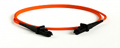 Hyperline FC-D2-50-MTRJM/PR-MTRJM/PR-H-1M-LSZH-OR Патч-корд волоконно-оптический (шнур) MM 50/125