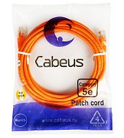 Патч-корды Cabeus PC-UTP-RJ45-Cat.5e-5m-OR