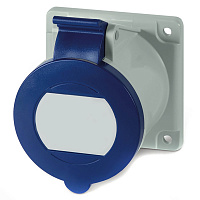 ДКС DIS4223263 Розетка панельная IP44 32A 2P+E 230В