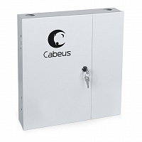 Cabeus FO-WL-8SC-K Бокс оптический настенный на 8 SC (LC duplex) без пигтейлов и проходных адаптеров
