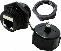 LANMASTER LAN-KCP45S5E-WP Индустриальный соединительный модуль, IP68, экранированный, категории 5e