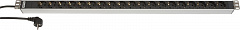 Hyperline SHT-19SH-2.5EU Блок розеток, 19 розеток Schuko, 16 A, 250В, кабель питания 2,5 м