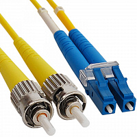 Cabeus FOP(d)-9-LC-ST-1,5m Шнур оптический duplex LC-ST 9/125 sm 1,5м LSZH