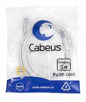 Патч-корды Cabeus PC-UTP-RJ45-Cat.5e-2m-WH-LSZH