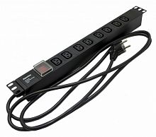 Блоки силовых розеток Hyperline SHE19-8IEC-S-2.5EU