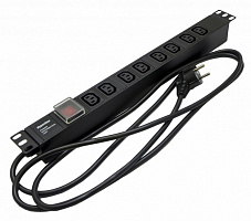 Hyperline SHE19-8IEC-S-2.5EU Блок розеток для 19