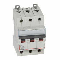 LEGRAND 409260 Авт.выкл.DX3 3П C63A 10kA/16kA