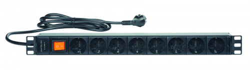 Блоки силовых розеток Eurolan 60A-61-01-08BL