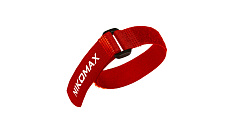 NIKOMAX NMC-CTV290-20-HB-RD-10 Стяжка-липучка с жесткой пряжкой 290х20мм для пучков до 70мм, красная