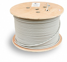 Cabeus FTP-4P-Cat.6-SOLID-GY Кабель витая пара экранированная FTP (F/UTP), категория 6, 4 пары 0,57м