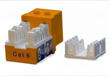Модули Keystone Jack Hyperline KJ9-8P8C-C6-90-OR