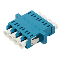 LANMASTER LAN-4LC/S-AM-SM Адаптер оптический LC, SM, корпус SC дуплекс, квадро