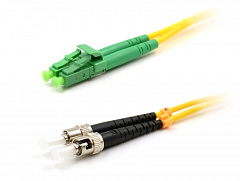LANMASTER LAN-2LC-2ST/SAU-3.0 Патч-корд оптический, LSZH, дуплексный, LC/APC-ST/UPC, SM OS2, 3.0 м