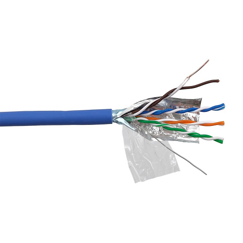 Кабель витая пара LANMASTER LAN-5EFTP-LSZH-BL