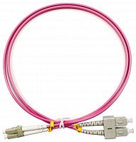 Патч-корды оптические Cabeus FOP-50-OM4-LC-SC-1m