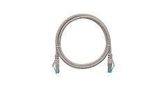 NIKOMAX NMC-PC4SE55B-001-GY Коммутационный шнур S/FTP 4 пары, Кат.6 (Класс E), 250МГц, 2хRJ45/8P8C,
