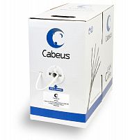Кабель витая пара Cabeus UTP-4P-Cat.5e-SOLID-LSZH-WH