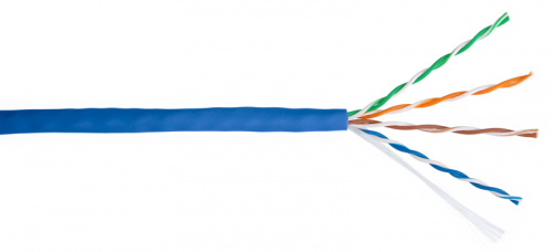 Кабель витая пара NETLAN EC-UU004-5E-PVC-BL